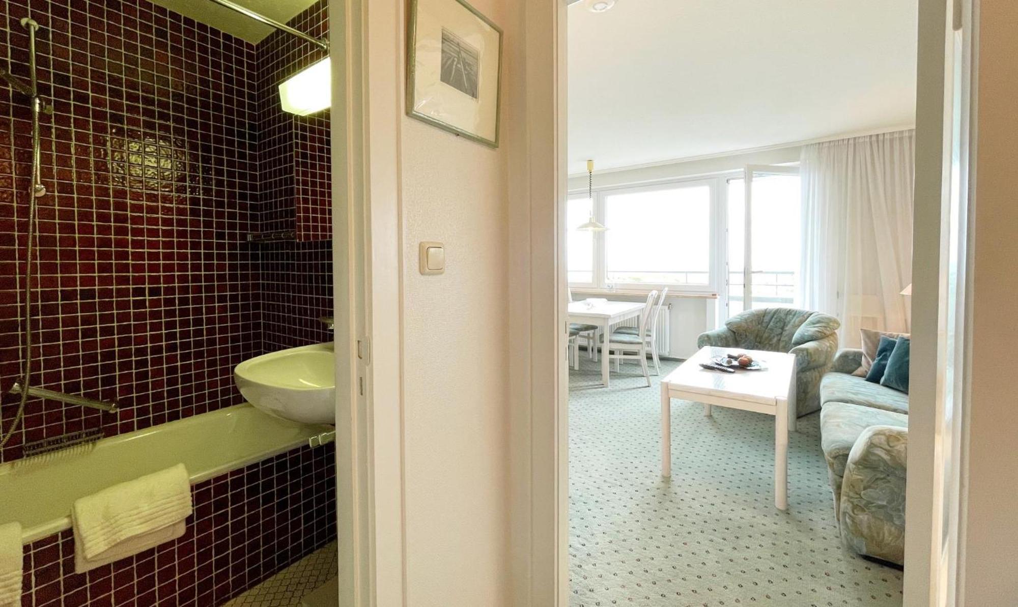 Ferienwohnung In Westerland Mit Meerblick Und Balkon 외부 사진